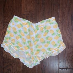 Ruffled Pineapple Shorts